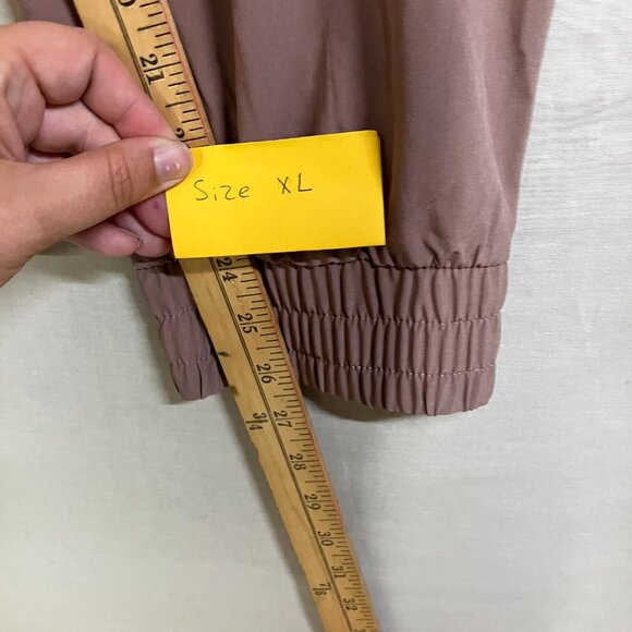 NWT All In Motion Women's Brown Active Light Mid-Rise Cargo Pockets Jogger Pants - Picture 14 of 16